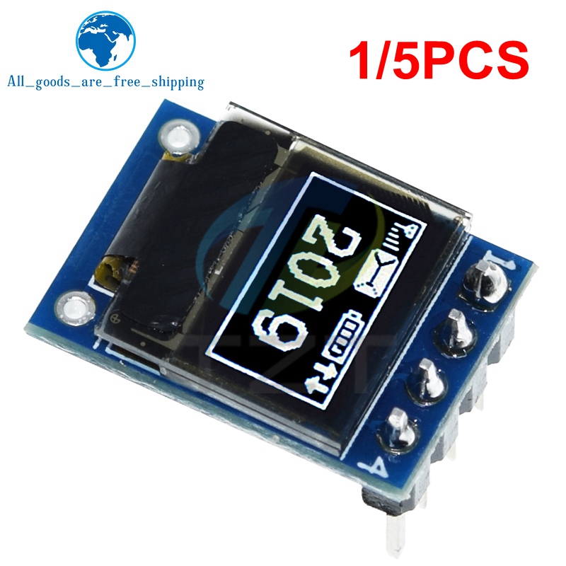 1/5 Uds 0,42 "0,42 pulgadas pantalla OLED blanca módulo LCD 72X40 pantalla serie Color blanco interfaz I2C IIC/SPI SSD1306 72*40