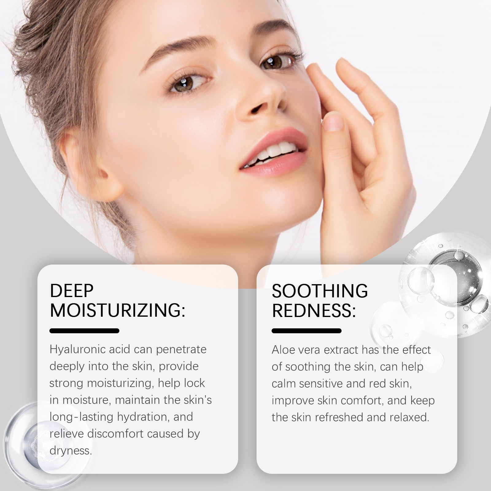 147 Relief Cream solution to skin problems Anti-sugar and antioxidant Address Blemishes Nourish Long lasting Moisturizer Korean