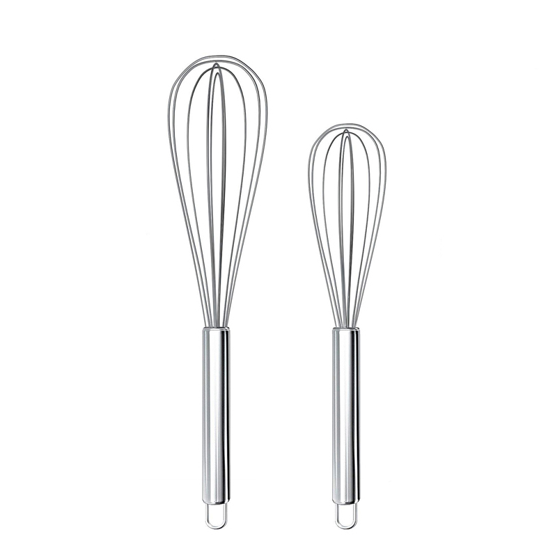 LMETJMA 8 "10" 12 "Ei Schneebesen Edelstahl Schneebesen Küche Draht Ballon Schneebesen Milch Schneebesen Ei mischen Mixer Werkzeuge KC0231