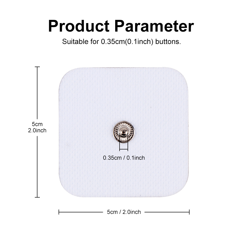 100/50/30/20P TENS EMS Electrode Pads เจล Patch สําหรับ Electrode สติกเกอร์อิเล็กโทรดกายภาพบําบัดนวดประสาทกระตุ้นกล้ามเนื้อ
