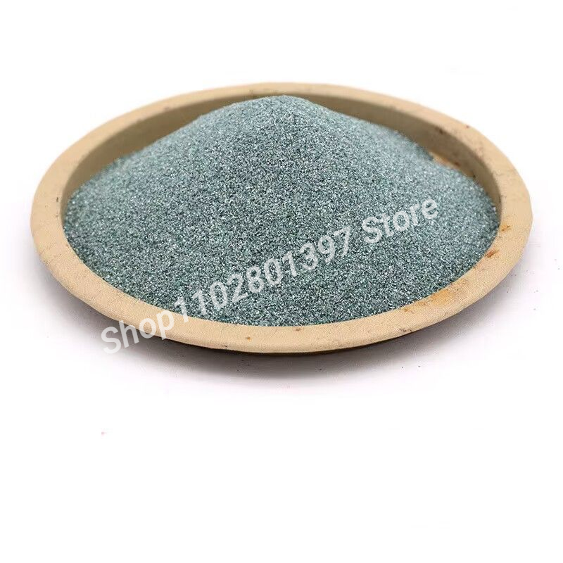 500g Grit60 ~ 1200 Polvere abrasiva per macinazione di carborundum verde con macchina per bicchiere vibrante per lucidatura di agata di giada giadeite