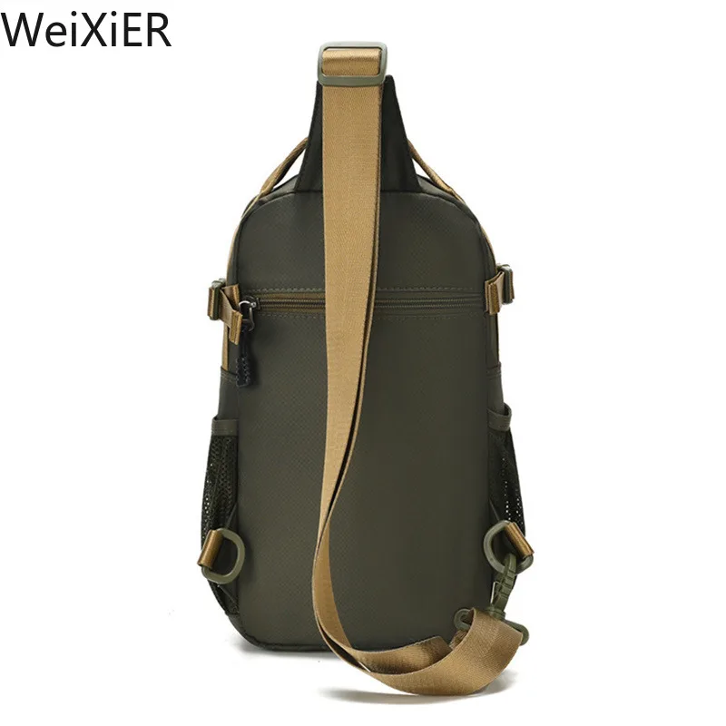 Bolso de hombro multifunción a la moda para hombre, bandoleras cruzadas para correr al aire libre, tendencia de viaje para hombre, bolso deportivo de pecho de alta capacidad