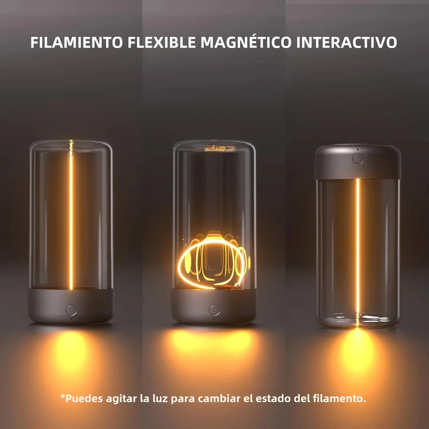 1 novela y interesante diseño magnético de carga USB, luz nocturna LED portátil y respetuosa con el medio ambiente para exteriores, regalo de Navidad