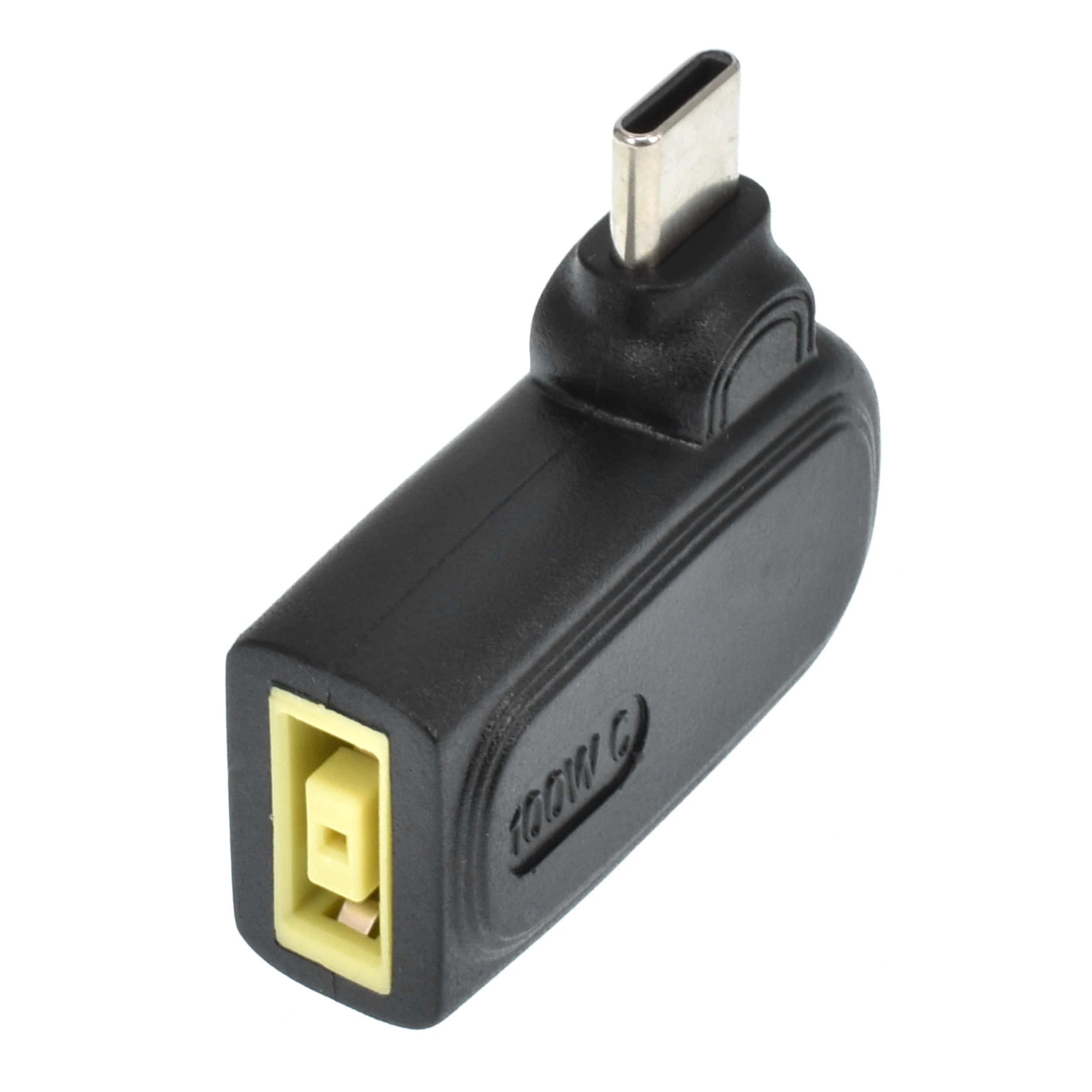 100W DC Square Plug for Lenovo Laptop Charger to USB C PD Power Adapter Converter Type C Fast Charging Cable Cord for MacBook