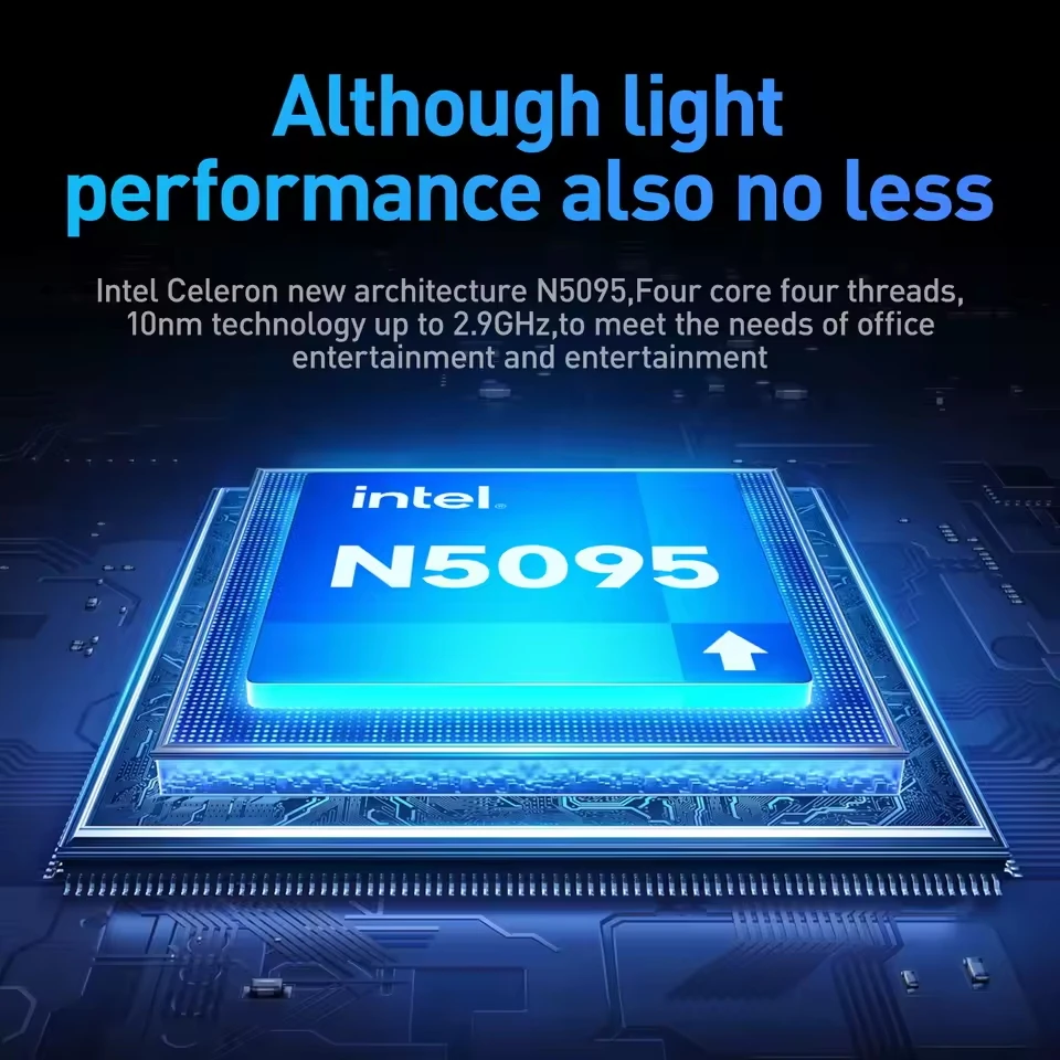 Xiaman 15.6" Laptop Computer Intel Celeron N5095 Notebook PC Gamer 16GB DDR4 1TB SSD Office Study PC Windows 11 1080P Laptops