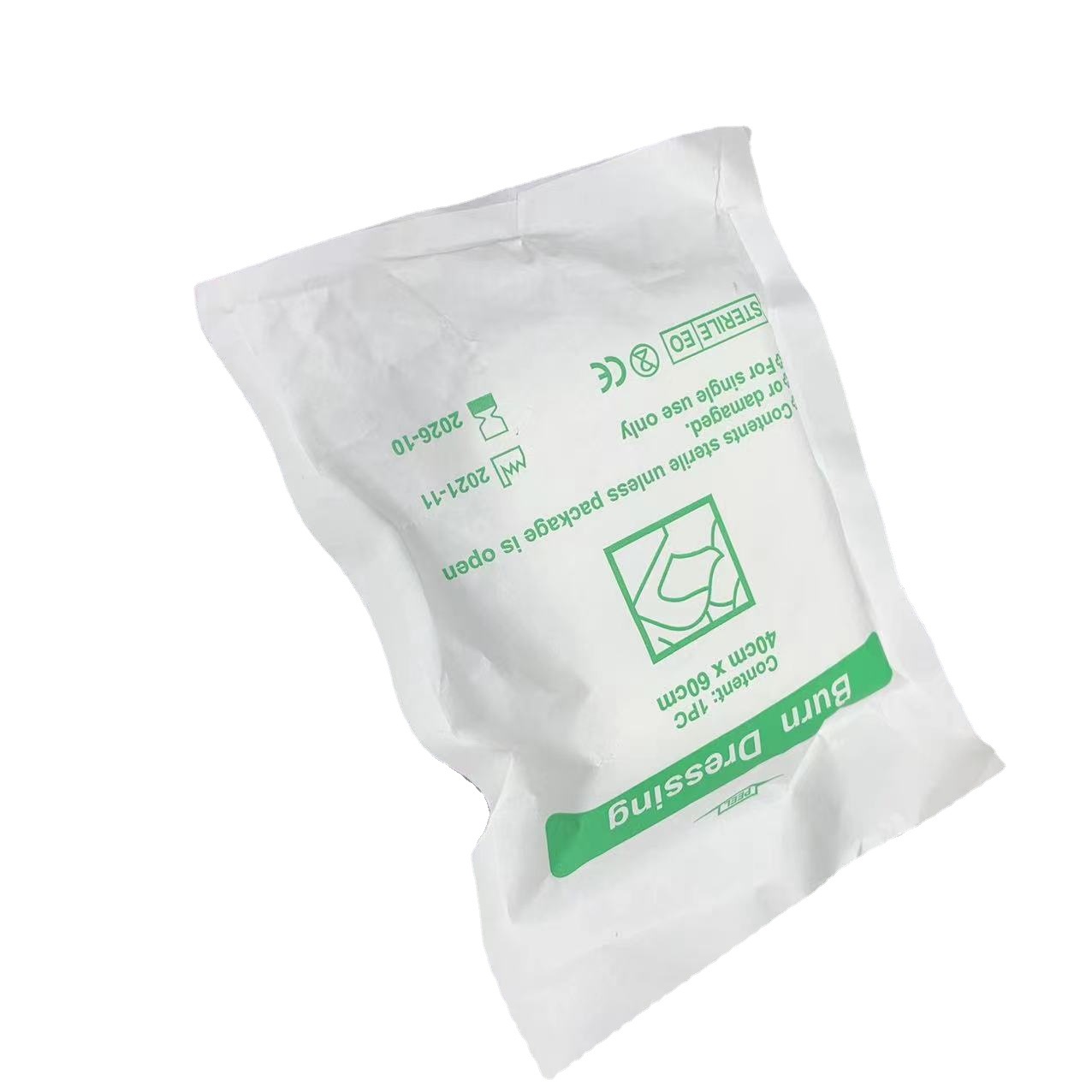Medical Burn Dressingปราศจากเชื้อผ้ากอซบีบอัดScald Pad Wound Careป้องกันการติดเชื้อยาปฏิชีวนะครีมเจลBurnsฉุกเฉินPac