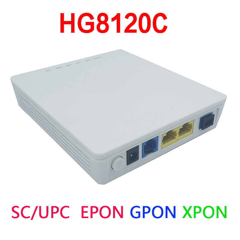 GPON ONU HG8120C ONT termianl compatible con software en inglés HG8321R FTTH GPON/EPON/XPON ONT MODEM ÓPTICO adecuado para Huawei