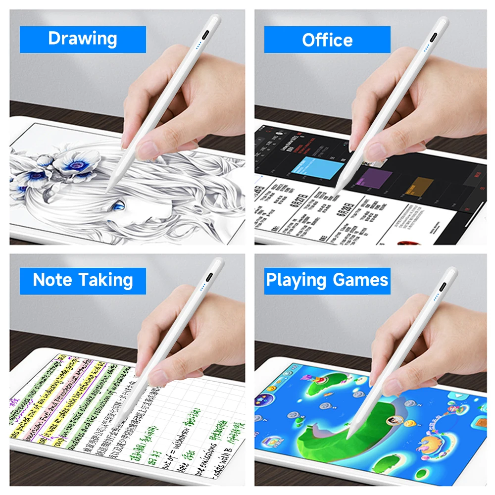 Para Apple Pencil Power Display Palm Rejection Ipad lápiz lápiz óptico para accesorios iPad 2022 2021 2020 2019 2018 Pro Air Mini
