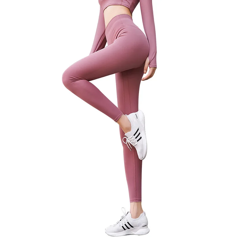 ผู้หญิงเซ็กซี่เปิด Crotch กางเกงขายาวคู่กีฬากลางแจ้งกางเกง Crotchless Booty ยกกางเกงซิปกางเกง