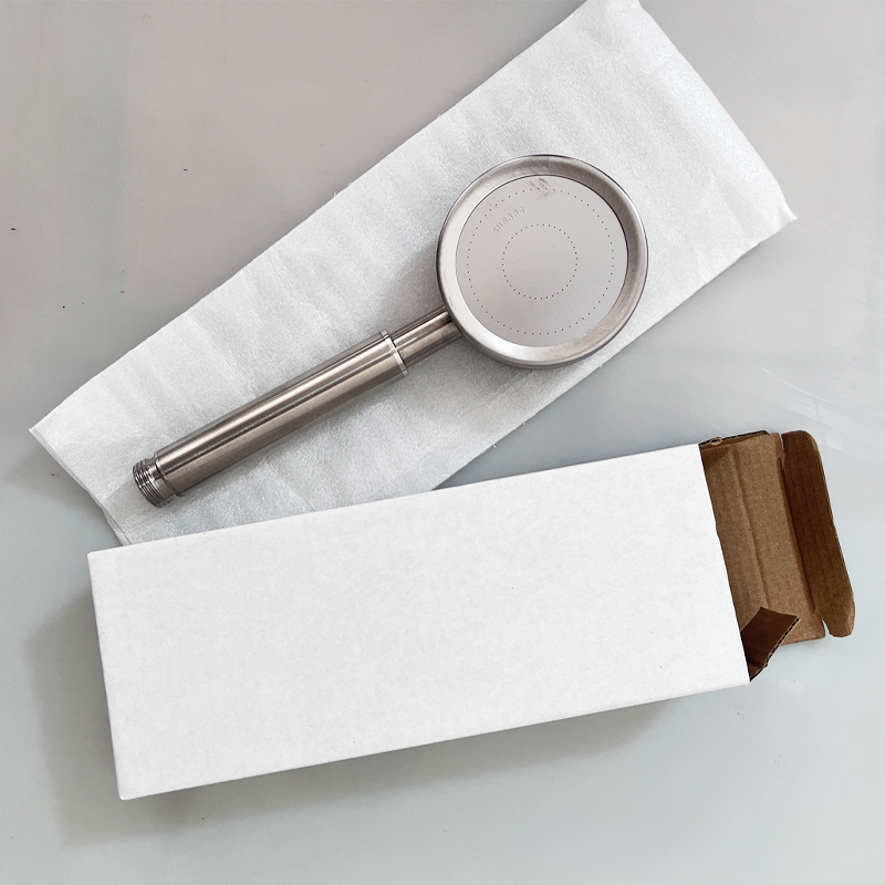 Baokemo หัวฝักบัวสแตนเลสแบบมือถือในห้องน้ำ, หัวฉีดประหยัดน้ำหัวฉีดสเปรย์แบบซูเปอร์ชาร์จน้ำฝน