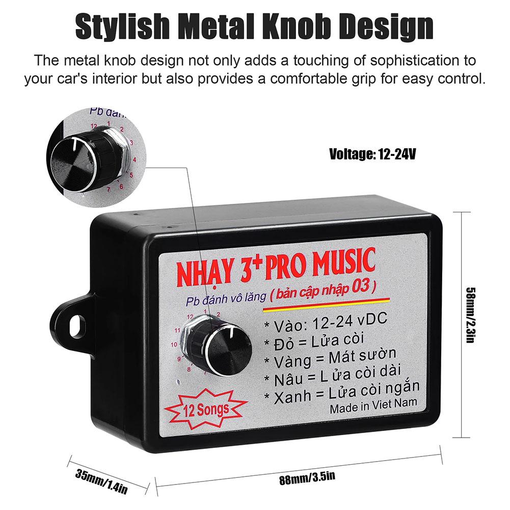 新しいハイエンド 12 V-24 V 8 & 12 サウンドミュージカル電子ホーンコントローラ 3 + プロホーンスピーカーサウンドコントロール車のトラックマリンボート