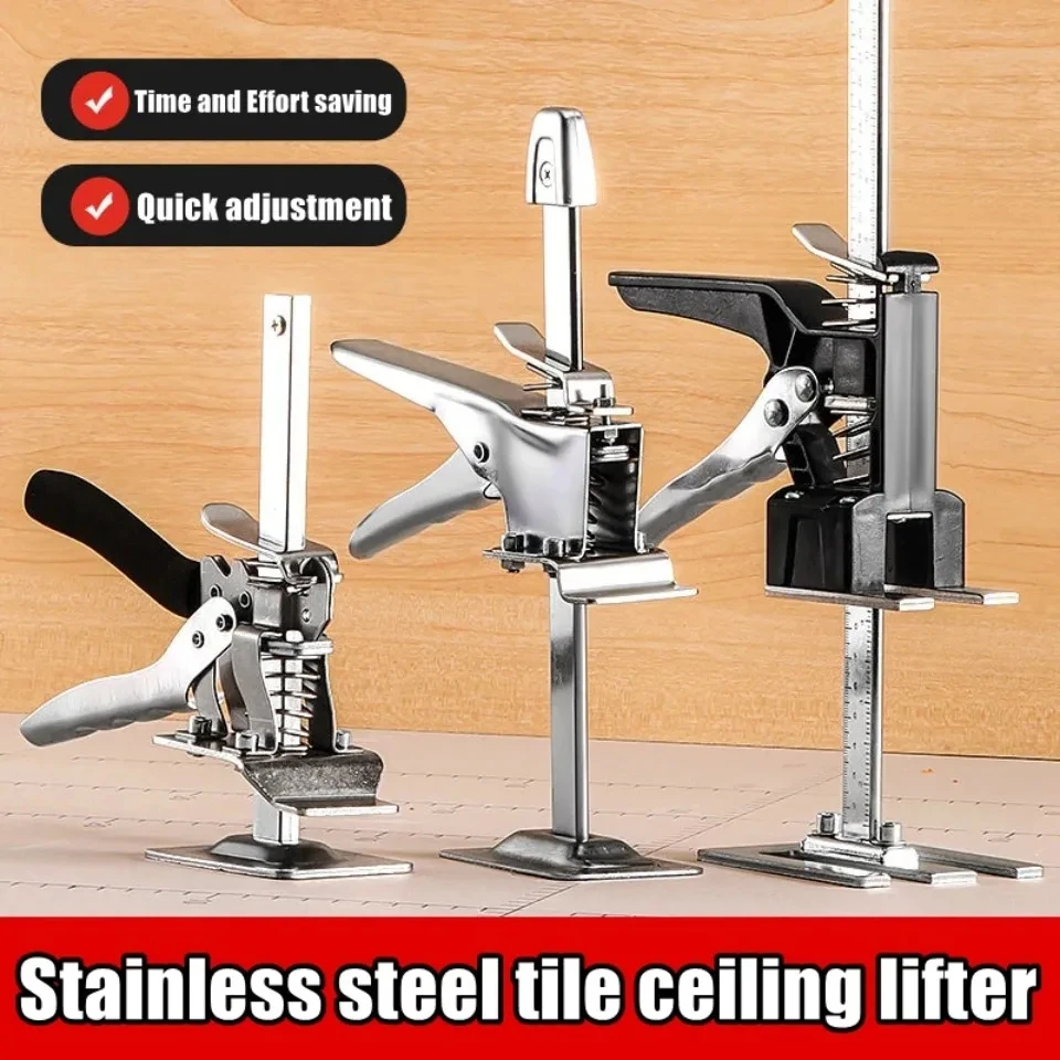 1PC Kast Board Lifter Arbeidsbesparende Arm Jack Tool voor Tegel Hoogteverstelling Deurpaneel Gipsplaten Lifting
