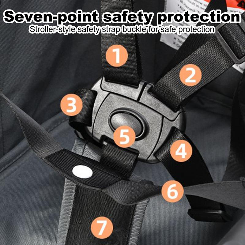 Baby Feeding Booster Seat com correias de segurança, Cadeira de mesa alta, Clip On Folding, Baby Dining Table