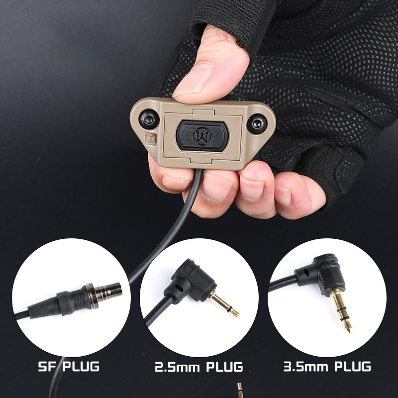 WADSN M300 M600 압력 원격 스위치 손전등 ModButton Lite Fit Mlok Keymod picatinny 레일 레이저 스위치 DBAL A2 PEQ15 NGAL