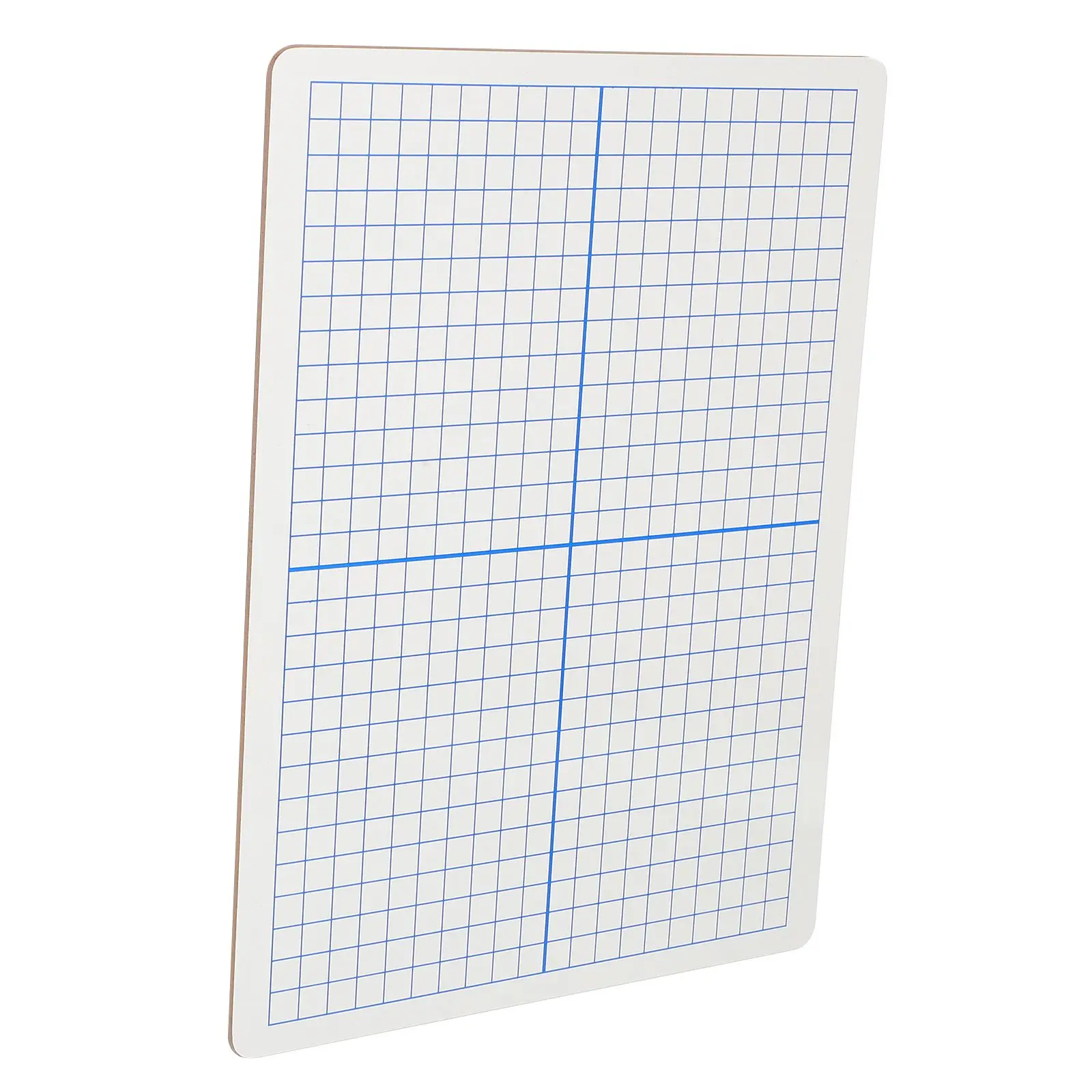 Double Sided Dry Erase Board Small Desk Whiteboard Grid Lines Graph Waterproof Memo Pad Portable Presentation Board Office