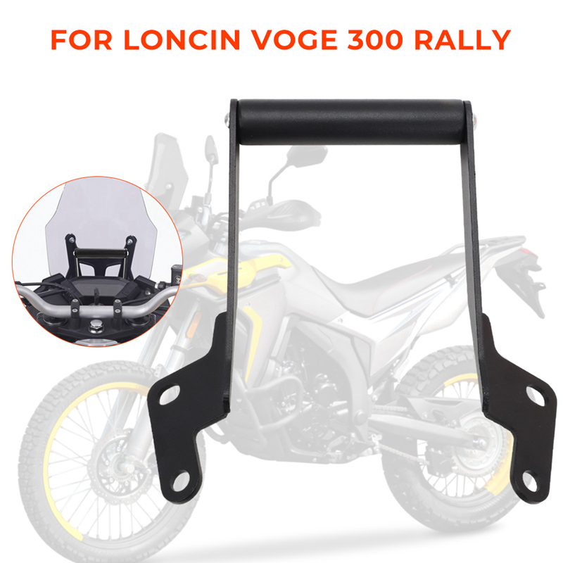 For LONCIN Voge 300 Rally 300 Motorcycle Accessories Navigation Stand Holder Phone Mobile Phone GPS Plate Bracket Support Holder