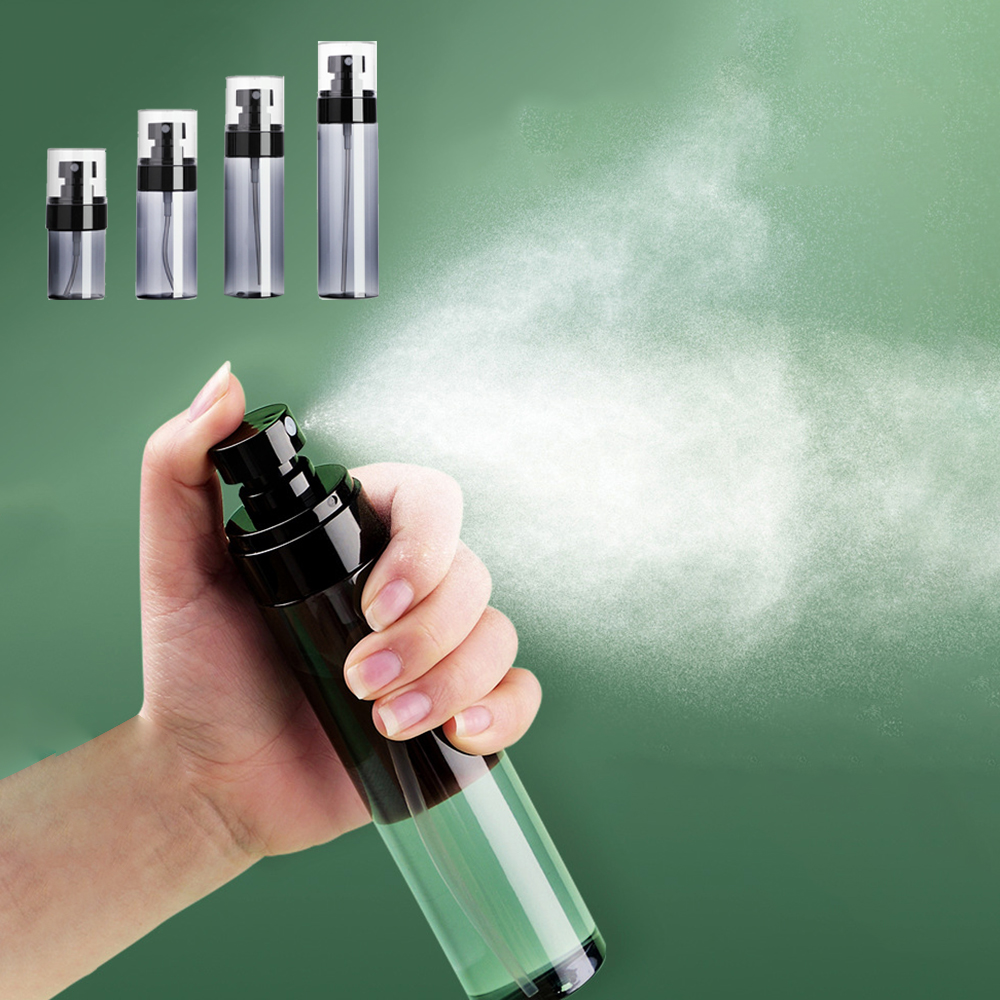 Botella de spray 30ml 60ml 80ml 100mL botella de viaje botella de cosméticos hidratante ultra fina botella de spray portátil