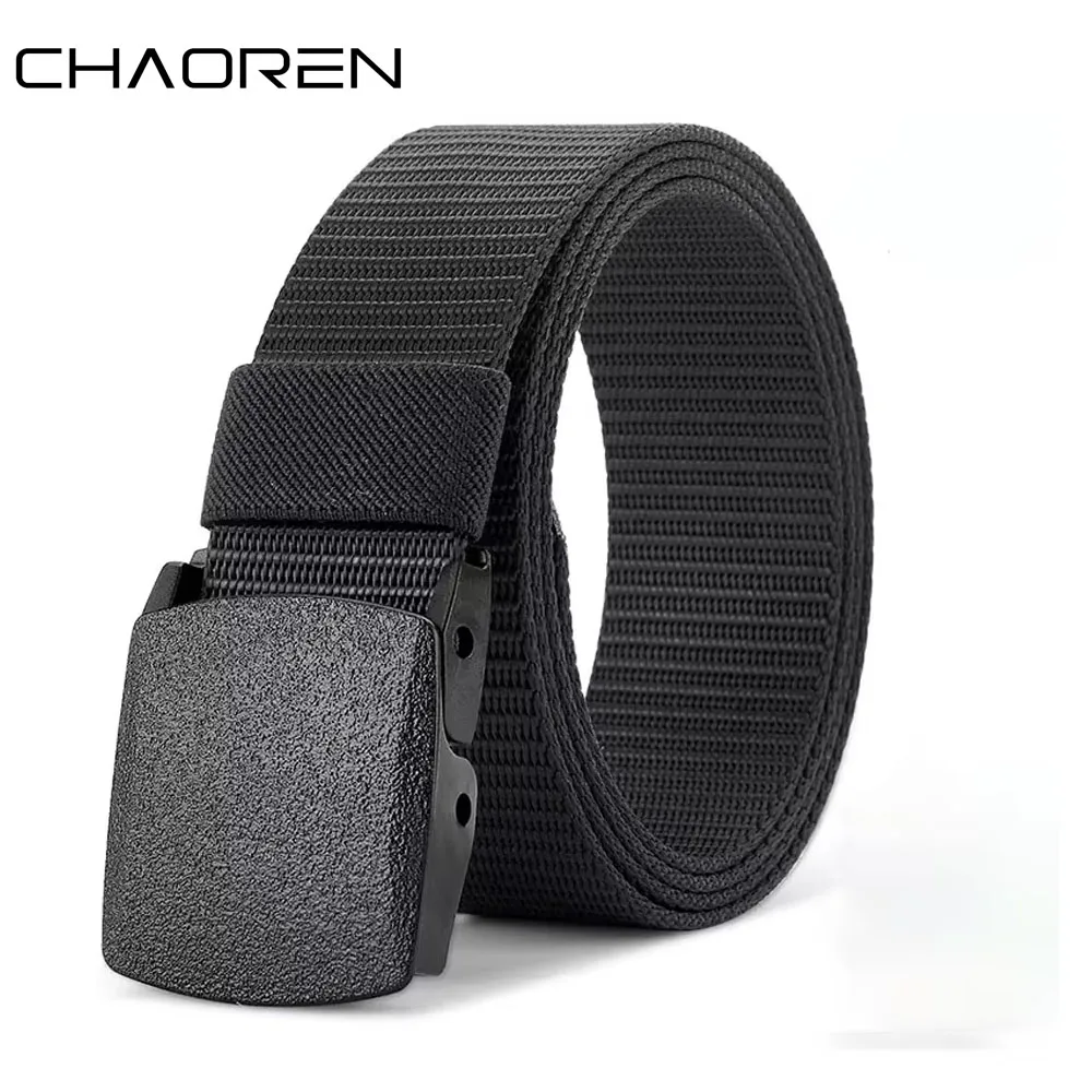 Fivela automática de náilon cintos táticos masculinos cintos de lona premium calças cintos esportivos cintos de náilon