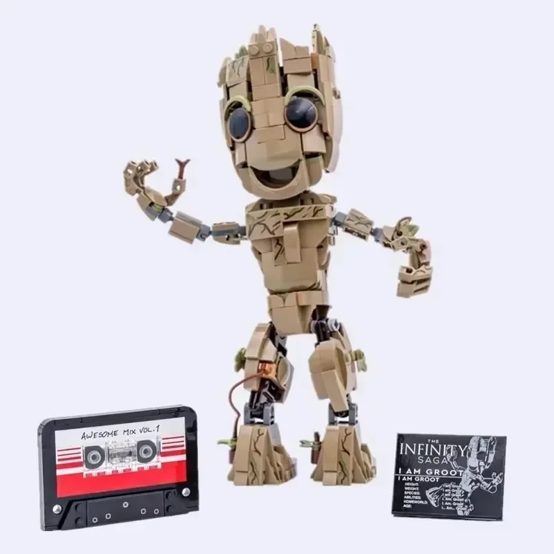 I AM Baby Guardians Galaxy SuperHeroes Fit Модель Строительный блок Кирпичи Игрушка в подарок ребенку