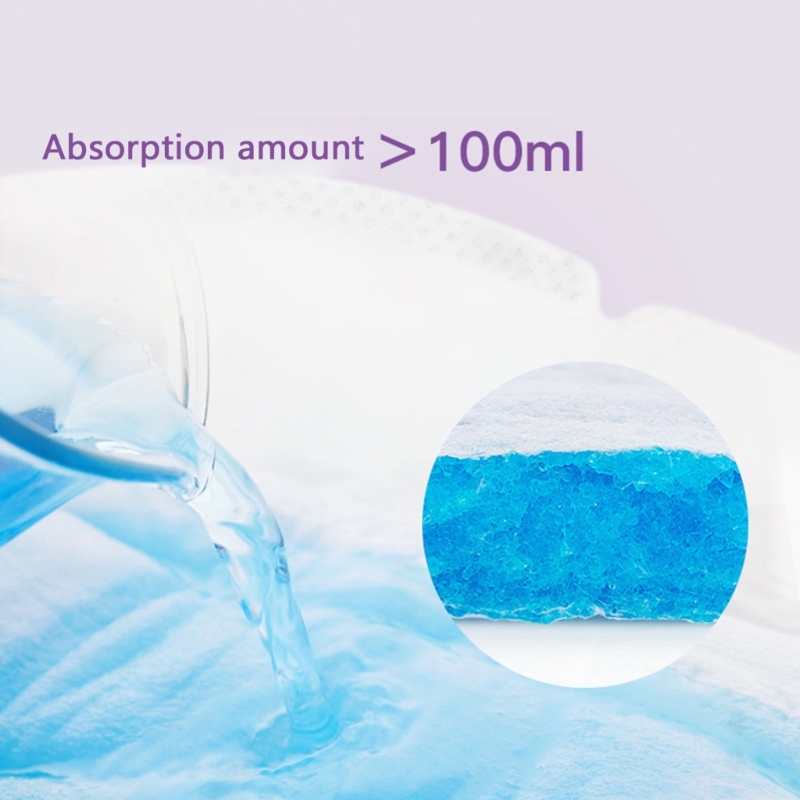 Almohadillas desechables para lactancia, 100 Uds., suaves, absorbentes, a prueba fugas, cómodas almohadillas QX2D