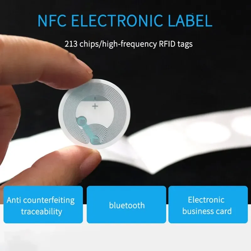 10 STKS NFC Tag Nfc213 Label 213 Stickers Tags Badges Etiket Sticker 13.56 mhz Voor Huawei Delen Ios13 Persoonlijke Automatisering Snelkoppelingen
