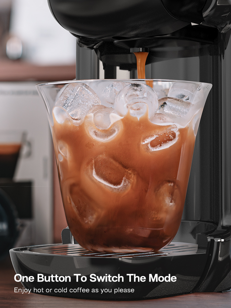 Máquina de café de cápsulas múltiples HiBREW, leche Dolce Gusto caliente/fría Nespresso cápsula ESE cápsula café molido cafetería 20Bar 5 en 1