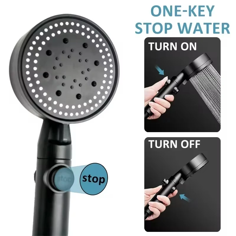 Xiaomi Hangable Shower Head 5 Modes Water Saving Adjustable High Pressure Showerhead Handheld Spray Bathroom Accessories New