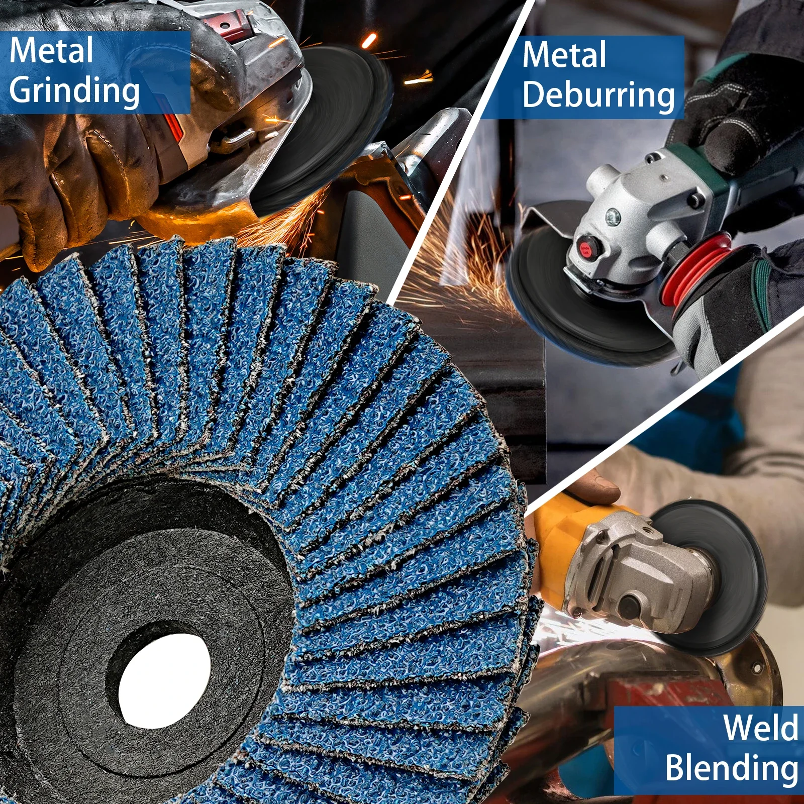 75mm 1/3pcs discos de aba plana 3 polegadas rebolo mini disco de lixa para moedor de ângulo polimento de metal madeira abrasivo