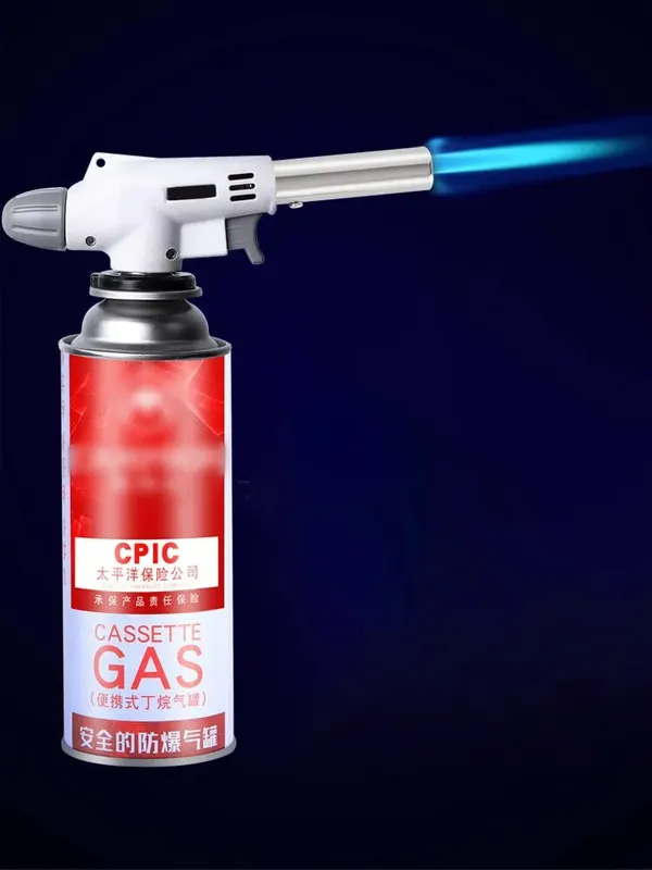 Antorcha de cocina con encendido automático, quemador de soldadura de Gas butano, quemador de Gas de soldadura, soplete de Gas de llama, pistola de llama para barbacoa, cocina de Camping