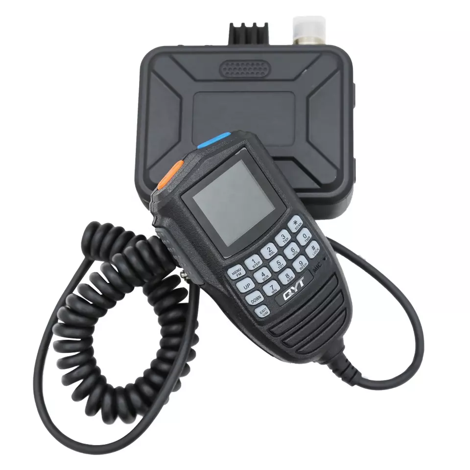 QYT KT-9900 25W Mini micrófono de Radio móvil de doble banda pantalla LCD pantalla a Color transceptor de Radioaficionado para coche