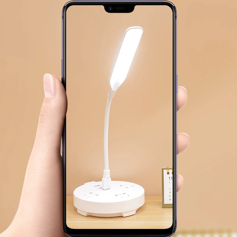 Luz LED portátil para el cuidado de los ojos, lámpara de lectura para estudiantes, teclado para ordenador portátil, iluminación para PC, luz nocturna, lámpara de escritorio con enchufe USB