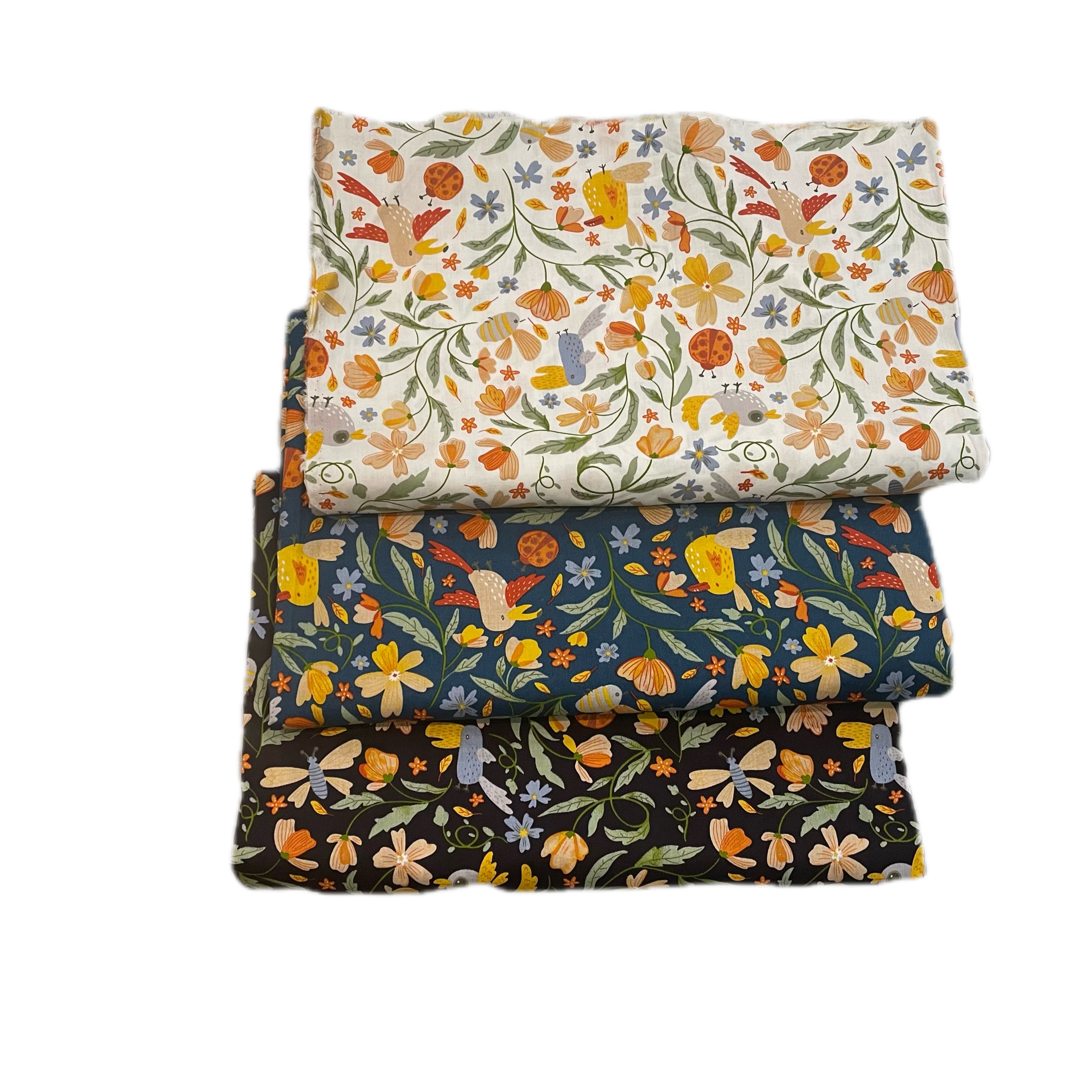 0.5メートルのレトロな花柄のパストラルコットンプリント生地、誇らしげに手作りの春と夏のドレス60年