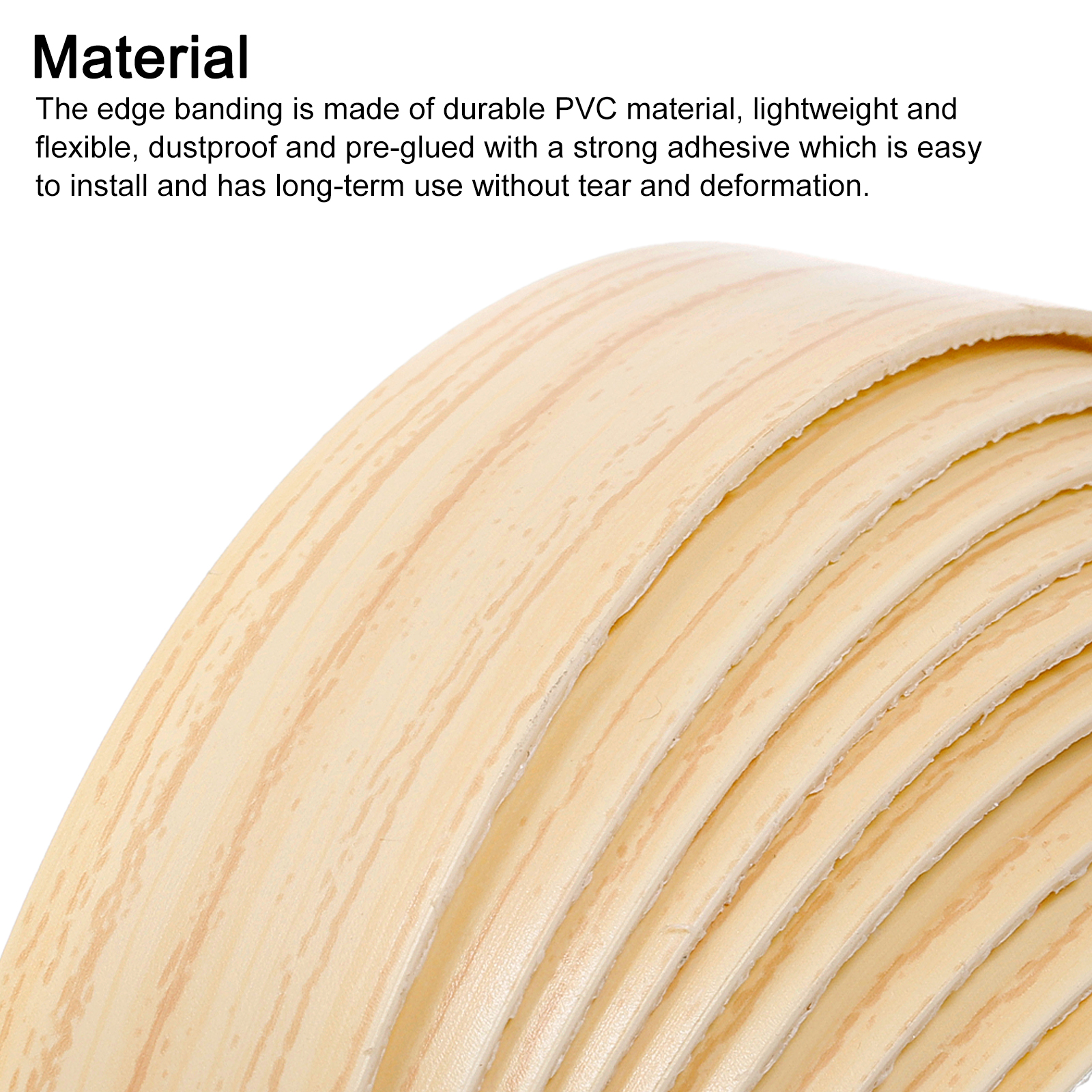 エッジバンディング 3/7.5/15 メートル 2/2.8/4 センチメートル幅接着済み柔軟なベニヤキャビネットエッジングキャビネット修理家具テーブル