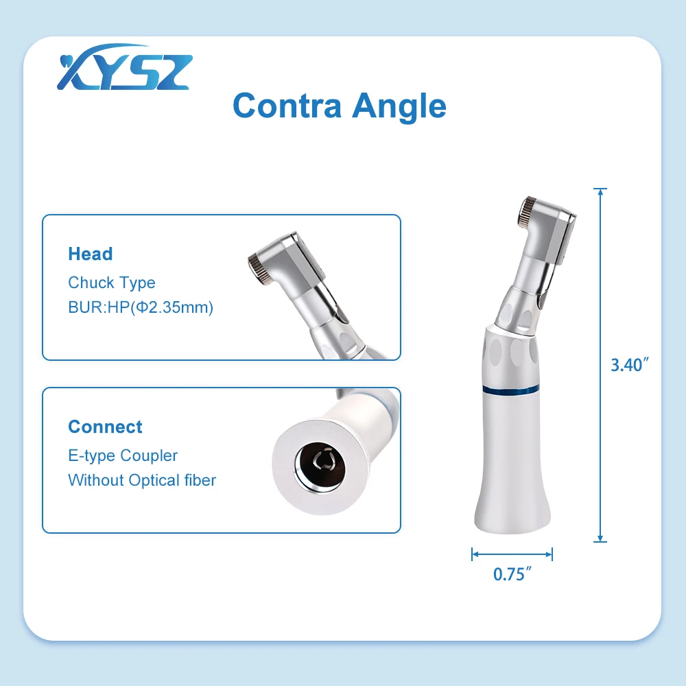 2/4Hole ทันตกรรมช้าต่ํา Handpiece ตรง Contra ANGLE Fit สําหรับ Air Turbine ทันตกรรม Lab อุปกรณ์ Micromotor เครื่องมือขัด