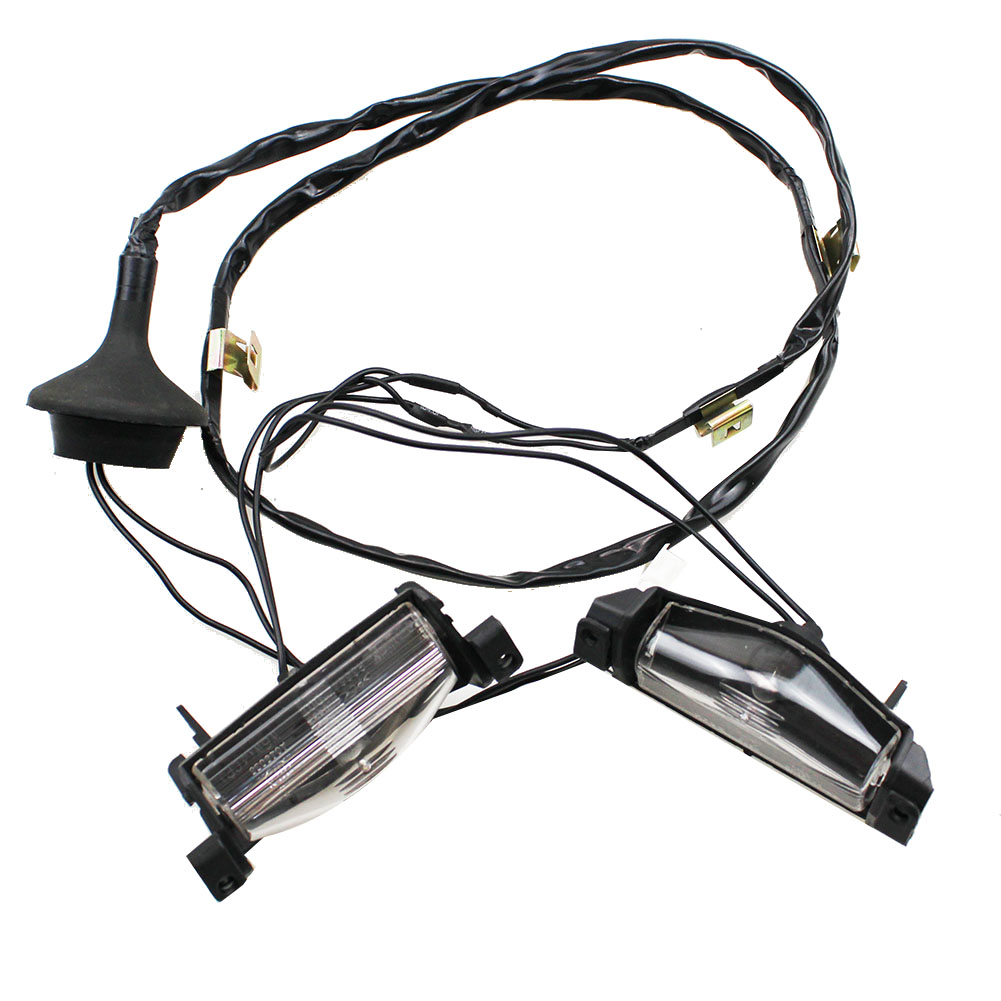 Aksesori Mobil lampu pelat nomor belakang rakitan dengan BS1E-51-270 bohlam