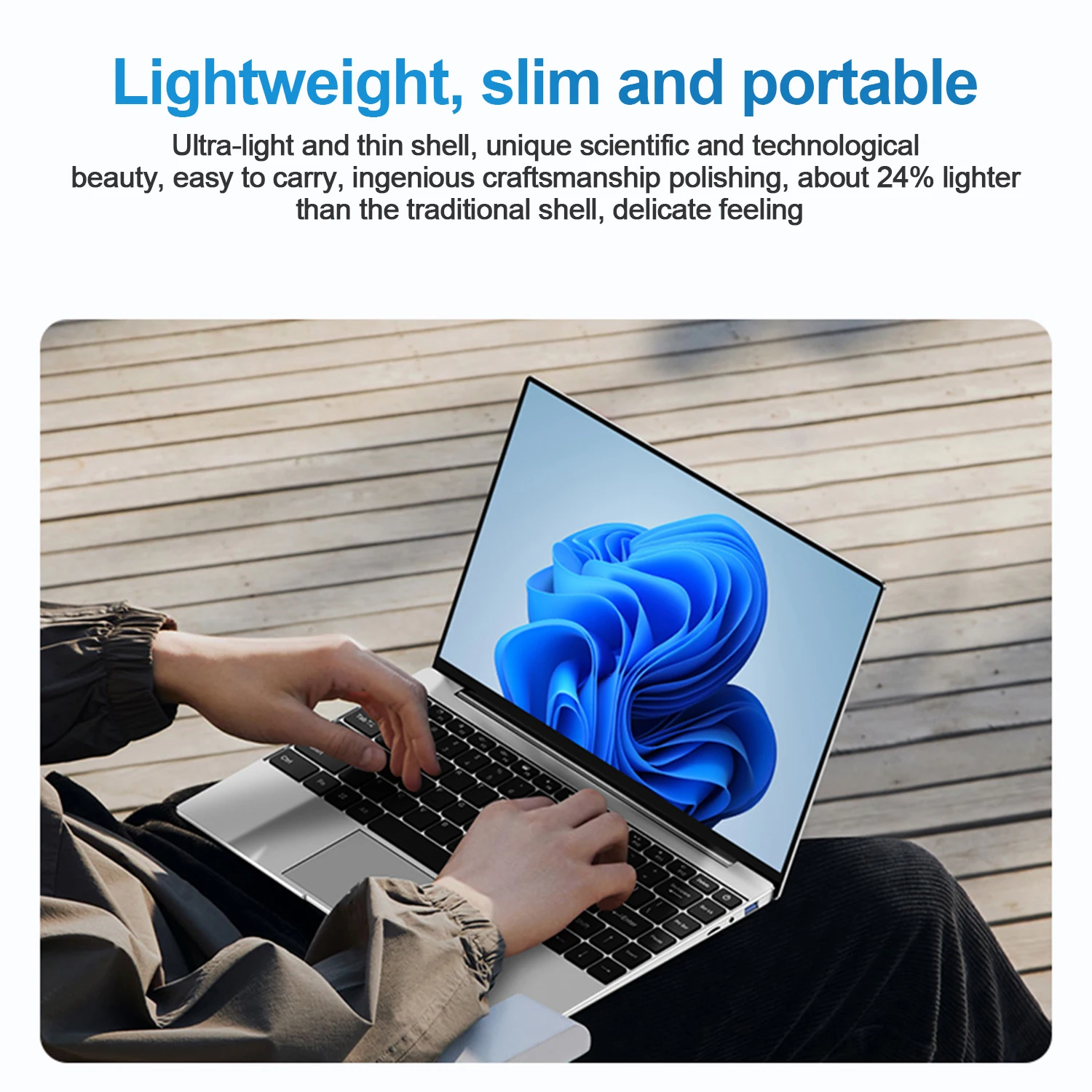 Ultracienki laptop 14,1 "16 GB RAM 2 TB SSD Intel N3700 Notebook Gamer 1920*1080 Wyświetlacz Biurowy komputer do nauki PC Windows 11 Pro