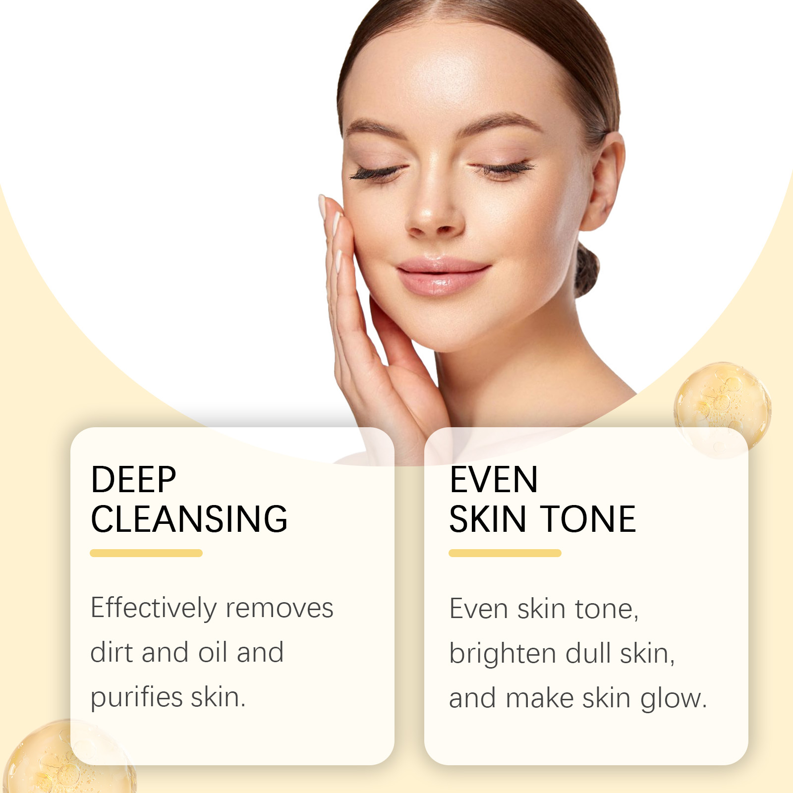 Mascarilla de arcilla vitaminaC de cúrcuma, limpieza Facial profunda, mejora las manchas oscuras, cuidado hidratante de la piel, reafirma el tono de la piel, 1/3/5 Uds.
