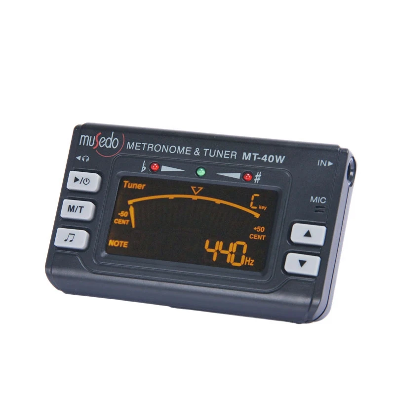 Musedo MT-40W метро-тюнер, генератор тонов, электронный цифровой ЖК-дисплей 3 в 1, ЖК-дисплей, тюнер для кларнета, саксофона/метрона, хит продаж