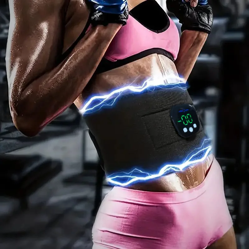 Massageador de cintura portátil carregamento usb shaper braço elétrico hip perna trainer perda de peso moldar cinto fitness massageador