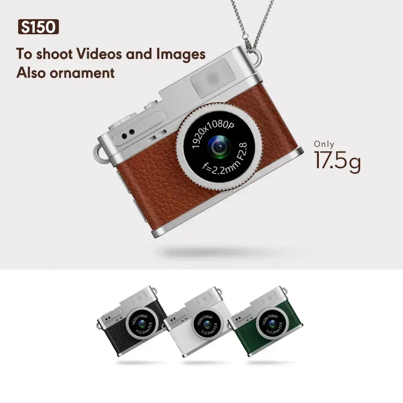 Retro Digital Camera 1080P Video Recorder LED Fill Light 0.96 Inch IPS Screen Portable Mini digital Camera