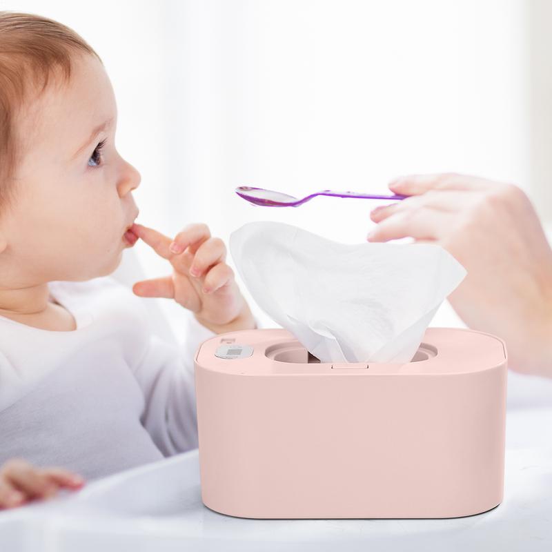 Baby Wipes Warmer USB Portable Wipes Dispenser For Baby Large Capacity Travel Tissue Dispenser Smart Precise Temperature Control