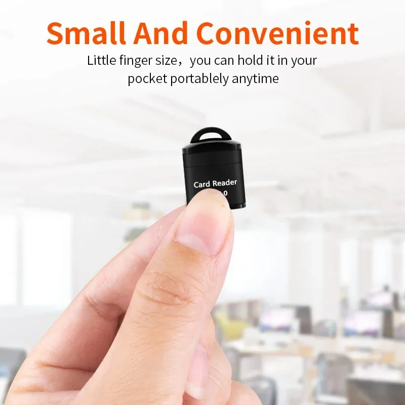 USB 2.0 SD TF Card Reader Portable Mini Mobile Phone SIM Memory High Speed Adapter For Computer Laptop Notebooks Flash Drive