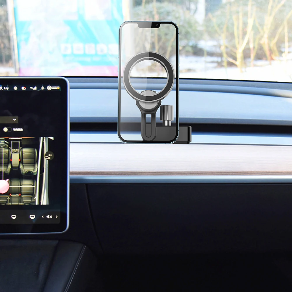 Handy halter Universal Smartphone Stand Unterstützung 360-Grad-Drehung Schneller Zugriff für Tesla Modell 3 Modell y