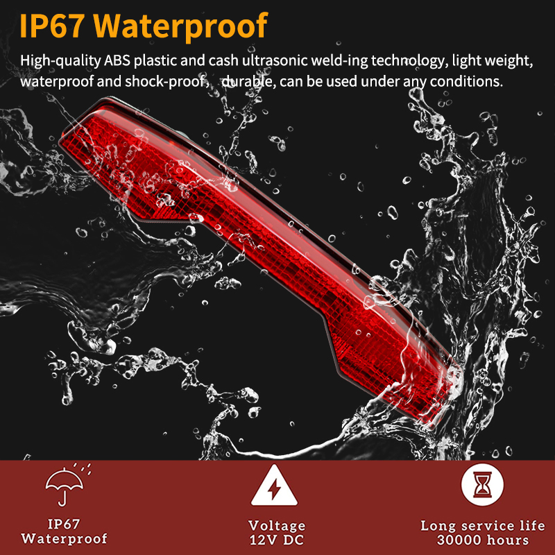 Moto luz traseira da cauda para quadsport ltr450 atv led luz da cauda de freio para suzuki LT-R450 ltr 450
