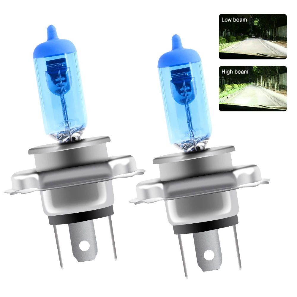 2 STKS Auto 55 W Halogeen Koplamp H7 H4 H1 H11 HB3 9005 HB4 9006 Halogeen Koplamp Auto Licht Hi/Lo Beam 6000 K 12 V Witte Lamp