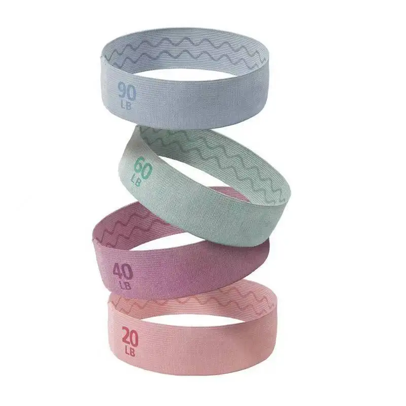 Stoff elastischer Gürtel Fitness Yoga Pilates Hüften runder Expander Gym Trainingsgeräte