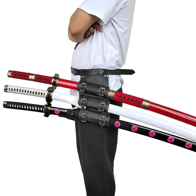 1:1  Anime Roronoa Zoro Katana sword Wooden Toy Swords original pattern Wado kitetsu Shusui Enma Cosplay Weapon Props