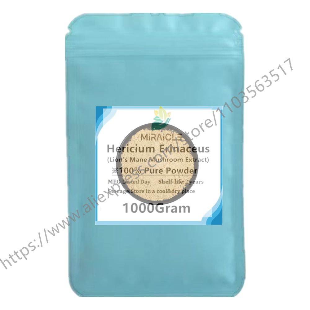 Customized 100% Pure Lions Mane Mushroom Extract Powder Packaging Bulk Hericium Erinaceus Out Packing Aluminum Foil Bag