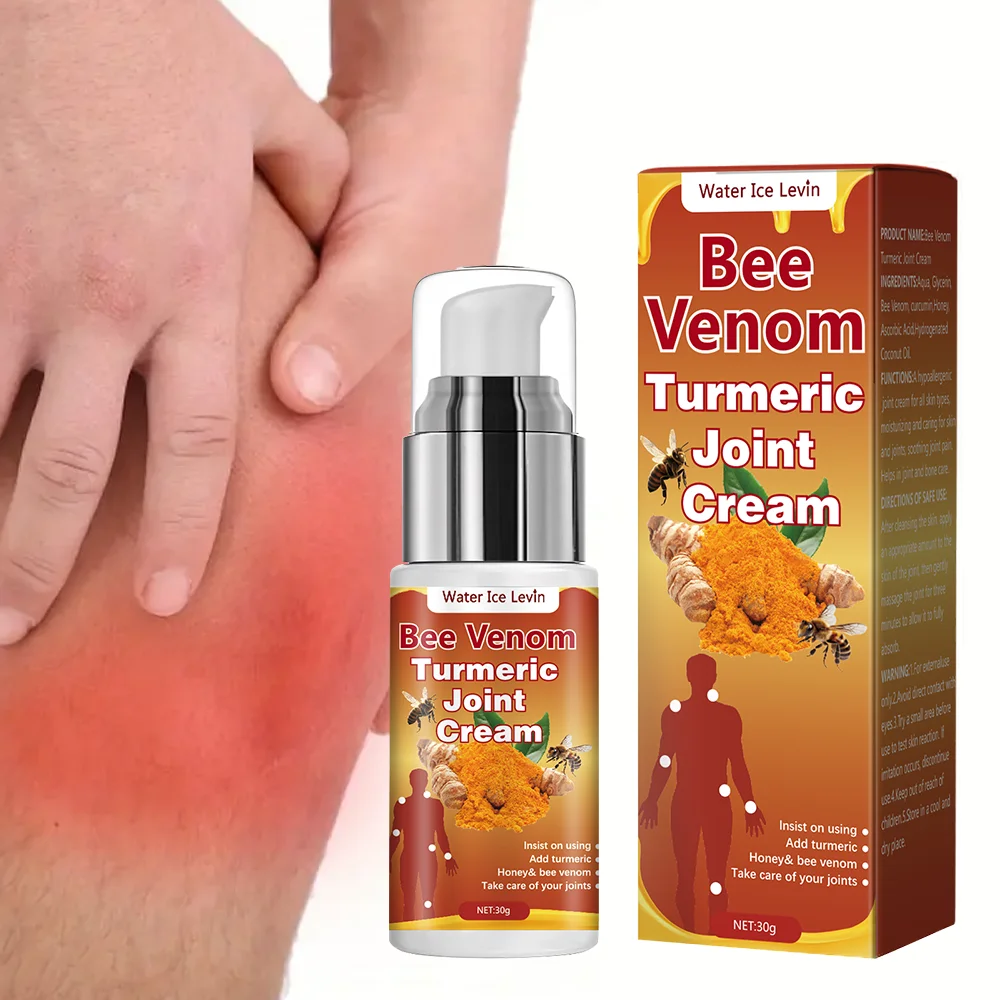 Crema para las articulaciones venomcúrmicas de abeja, hidratante calmante hipoalergénica con miel Natural, glicerina para todo tipo de piel