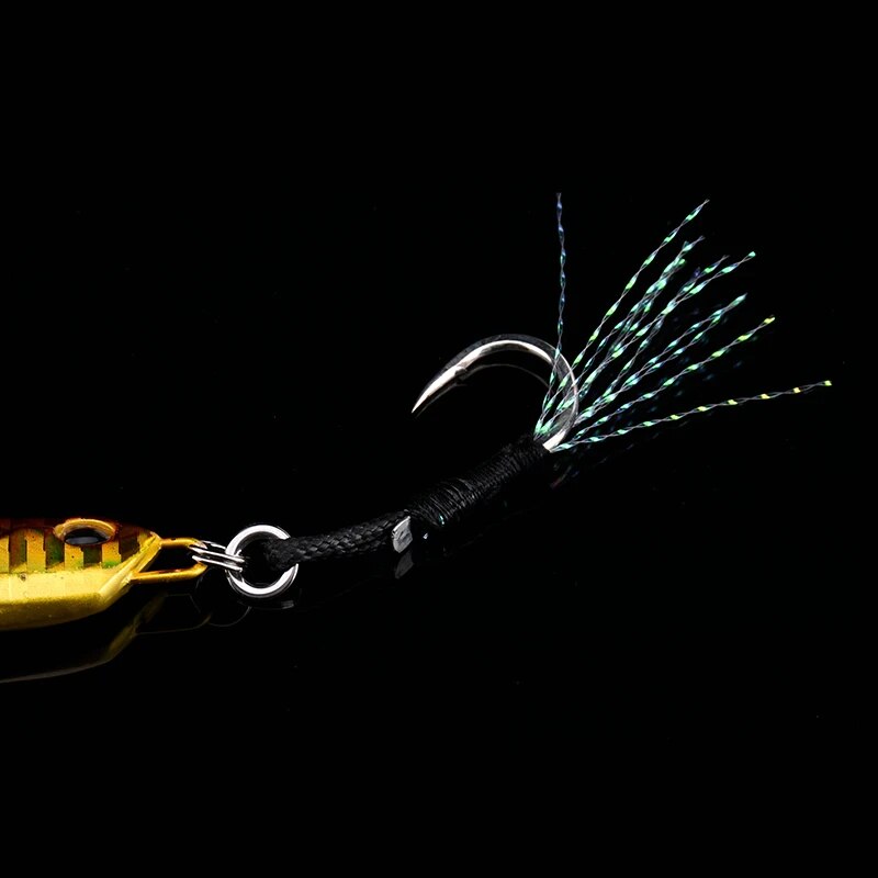 ALLBLUE DRAGER SLIM Metall Casting Jig Löffel 20G 30G 40G 60G Shore Drag Cast Jigging Seebarsch Köder Künstliche Köder Angelgerät